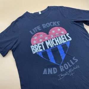 Bret Michaels T-shirt Black‎ Size Large, Life Rocks And Rolls
